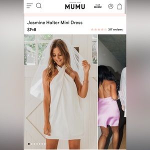 Show Me Your Mumu Jasmine White Mini - S